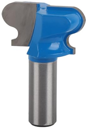 KIMISS Finger Pull Router Bit Set, 1/2 Inch Shank Tungsten Steel Alloy Woodworking Router Cutter for Cabinet Making, Ideal for Grooving and Cuts