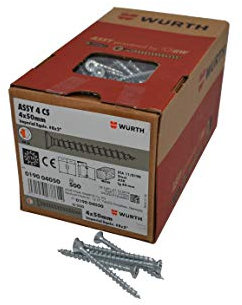ASSY 4 CSMP Stahl verzinkt TG Senkfrästasche RW, SHR-SEKPF-FRT-HO-RW20-(A3K)-4,0x50/44