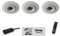 Mini LED Spot weiss schwenkbar 3er Set CCT 2700K-6500K dimmbar per Fernbedienung 12V IP44 Einbaustrahler