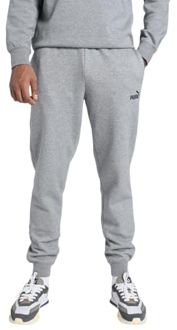 Puma ESS No. 1 Logo Sweatpants FL cl, Pantalon tricoté Homme, Medium Gray Heather,