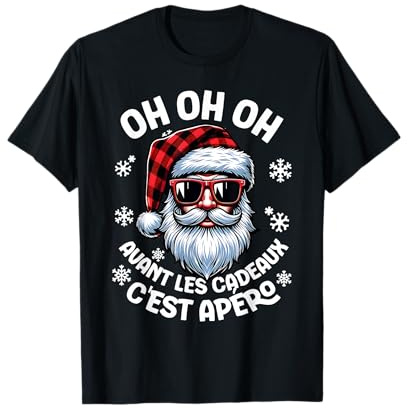 Humour Tee Shirt Noël Homme Père Noel T-Shirt