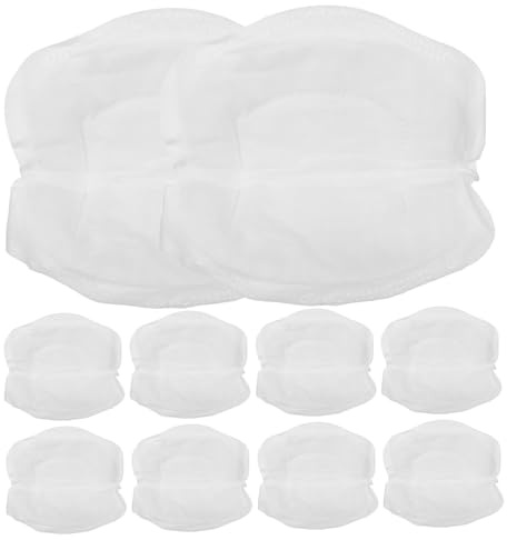 FOMIYES 48 Pièces coussinets d'allaitement Lavable refroidissement plus chaud Gel coussinet dallaitement Coussinet d'allaitement coussin d'allaitement couvre- membrane respirante