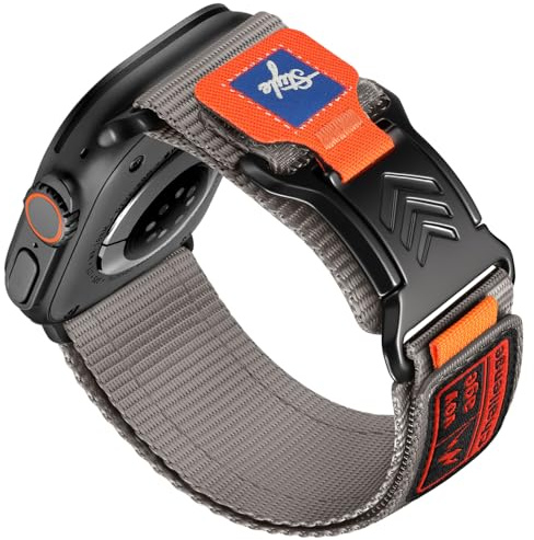 Epova Kompatibelt med Apple Watch Ultra 3-armband, 49 mm – Ultra 2 Watch-armband, herr, justerbart nylonsportband med magnetstängning för iWatch SE armband Series 11 10 9 8 7 6 5 4 3 2 1
