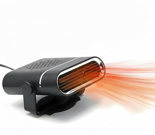 Car Heater, 12V 150W Portable Car Heater Plug in Cigarette Lighter Fast Heating Defrost Defogger