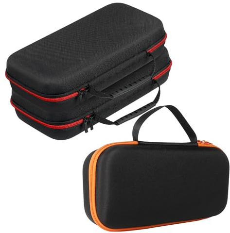 Mobestech Estuche de Almacenamiento para Micrófonos de Mano 3 Piezas, Maletín Portátil Rígido Eva con Esponja Antigolpes, Bolsa Protectora Compacta para Viaje y Uso en Karaoke o Eventos