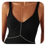 Waist Chain for Women 14K Gold/Silver Plated Body Chain Beads Link Belly Belt Belly Chains Waist Beads Chains Adjustable Bikini Body Jewelry Daily Belts Gifts for Women