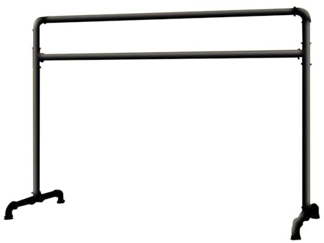 Barra de ballet portátil de doble capa para uso doméstico, ideal para estiramientos y entrenamiento de gimnasia, fácil montaje para bailarines y entusiastas del fitness