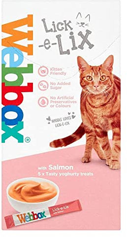 Webbox Cats Delight Lick E Lix Yoghurt with Salmon 5pcs