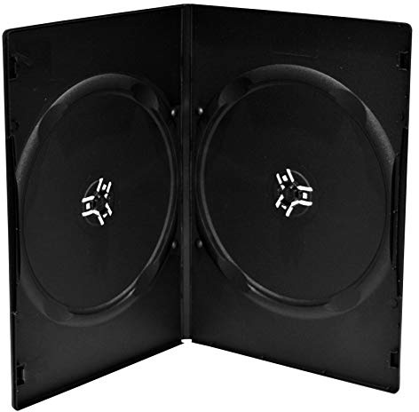 MediaRange DVD-Leerhülle, 7 mm Schwarz - 100 Stück, BOX14-7-100