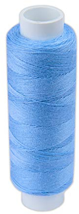 Starker Nähfaden aus Polyester für Profis von Pasmanta, Feinste Spulen, Universeller Mehrzweckgarn fürs Hand- und Maschinennähen, Rolle: 200 m, von Pasmanta seit 1953 (5624 - Blau)