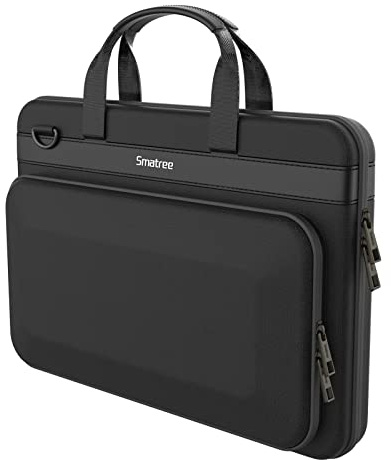 Smatree 17–18 tums laptopväska med hårt skal för 18 tum ASUS ROG Strix/DELL Alienware m18 bärbar speldator, 17,3 tum MSI GF76/Alienware X17 R2/Acer Nitro 5, 360° omfattande skyddsaxelväska