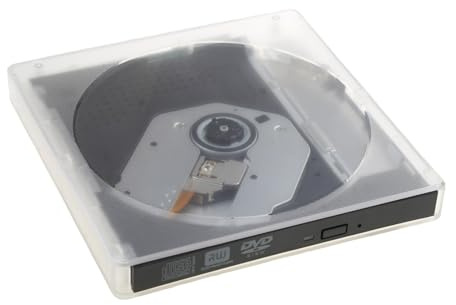 Aurgiarme USB 3.0 Tipo C Unidad de CD/DVD-RW portátil / Reproductor de DVD Unidad óptica externa para portátil, grabadora de CD ROM, PC de escritorio, unidad óptica externa