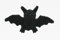 Cornelißen Kuscheltier Plüsch Magnet Fledermaus schwarz 1017230