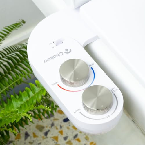 As seen in Dragons' Den, Chakow Bidet Attachment for Toilet UK - Patented Self-Cleaning SmartSpray Nozzle - Easy Install Bidet Toilet Seat Attachment with Adjustable Water Pressure - Universal Fit