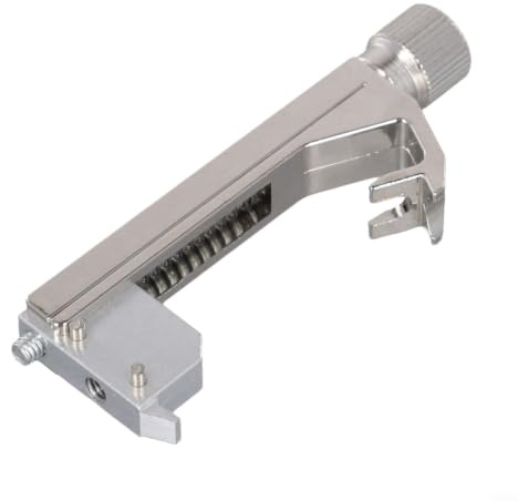 Metallgitarr tonkalibrator med oktavkorrigeringsfunktion bärbar stämapparat för elektriska gitarrdelar silver 7,5 X för 2,3 cm (silver)
