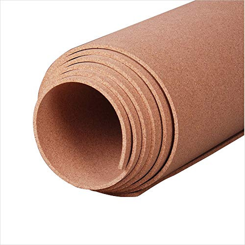 Manton Cork Premium Cork Sheet - 4' x 8' x 1/4, 100% Natural Facing Grade Material for Bulletin Boards, Decorative Photo and Message Push Pin Displays - Perfect for Home, School, and Office