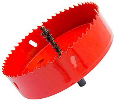 Corona 145mm,Sierra de corona de M42 HSS LAIWEI para taladrar agujeros en madera, cartón yeso, perfiles de aluminio, PVC y otros materiales