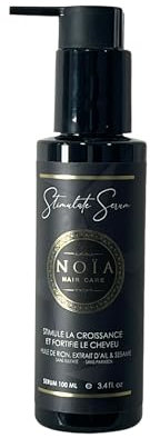 Sérum Cheveux - Huile de ricin, Extrait d'Ail & Sésame - Gamme Stimulate - NOÏA HAIR - 100 ml