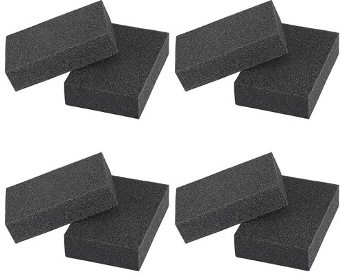 Spülschwamm 8er Set Putzschwamm Schwarz Schwämme Küche 100x67x25mm Doppelseitige Reinigung Küchenschwamm zum Schrubben von Spülgut