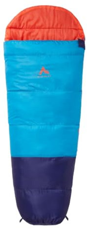 McKINLEY Unisex Jugend Active II 10 Schlafsack, Blue/Navy Dark/Red, 140L