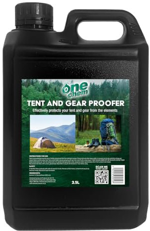 One Chem Tent and Gear Waterproof 2.5 Litre Effectively Protects Tents, Clothing and Gear From The Elements