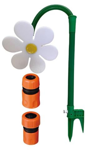 Arroseur de tournesol amusant - Danse - Système de tête d'arrosage réglable - Tuyau d'arrosage - Tuyau d'arrosage - Arroseur de marguerite - Arroseur de cour - Arroseur mobile - Grand tuyau de jardin