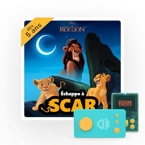 Lunii - Coffret Défi Vilain : Echappe à Scar - Livre Audio interactif dès 5 Ans à écouter sur Ma Fabrique à Histoires