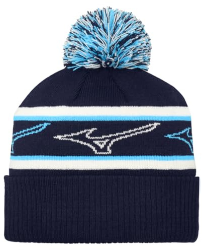 Mizuno Tour Knit Pom Hat, OSFM, Navy