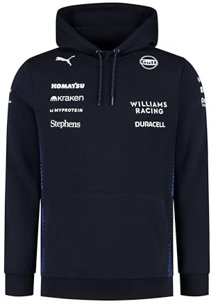 PUMA Williams Racing Formula 1 Men's 2025 Team Hoodie - Navy - Size: XL