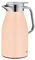 alfi SKYLINE 1,0l, pastel apricot, Edelstahl-Isolierkanne mit hygienischem Hartglaseinsatz, Drehverschluss mit bequemer Drucktaste, ergonomischer Griff, ideal als Kaffeekanne, Teekanne, BPA-frei