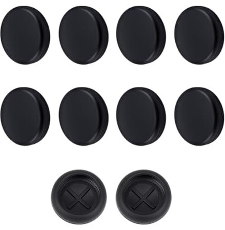 OLYCRAFT 10 Stück Schwarze Knopfabdeckungen Für Jeans Passend Für 15mm Knöpfe TPU Knopfabdeckung Hemdknopfabdeckung Verhindert Hemdlöcher Für Jeansknöpfe Nähset Ersatz Für Hemden Jeans