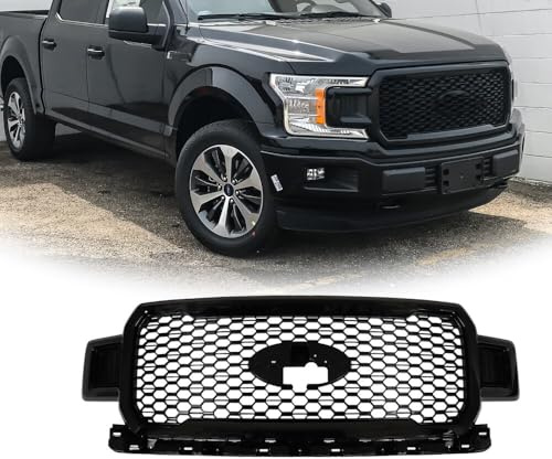 JL3Z8200SL For 2018-2020 for Ford for F-150 Front Radiator Grille Grill Assembly Black