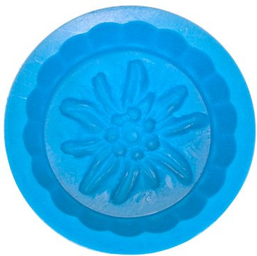 Stampo Burro, Silicone (Stella Alpina - circolare), 125g stampi, set di 2 pezzi