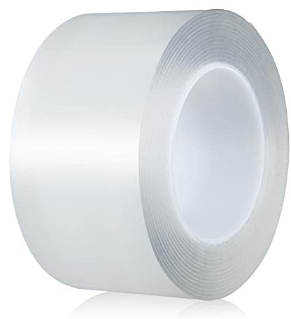 Cdemiy Car Bumper Protector, Clear Paint Protection Film Roll, Anti-Scratch Nano Material Protective Film, Universal Door Protection Cover Anti-Collision Cover, for Most Cars (10cm x 5m)