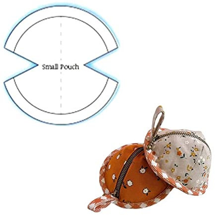 Niedliches Käfer-Beutel-Schablonen-Set, Schablonen-Schneidelineal-Set, DIY-Bastelschablone, Schneiden auf Faltschablone, Nähen für handgefertigte Nähwerkzeuge, Handwerk (10,2 cm)