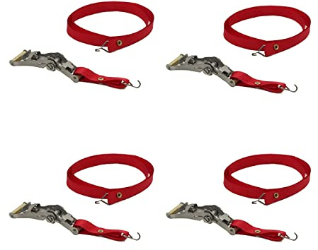 Förpackning med 4 Buntrep för RC traktor lastbil 1/14 fjärrstyrd bil släpvagn gaffeltruckar