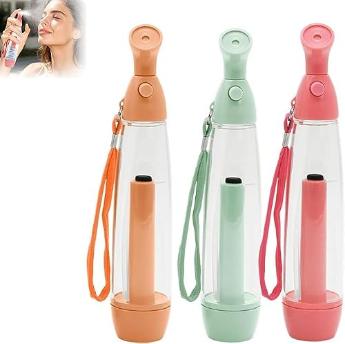Face Mister Spray Bottle Mist Spray Bottle Portable Face Atomization Eye Mister | Manual Skin Care Tools Steamer Hydrating Humidifier For Women Men Eye Daily Makeup Home Travel Beach