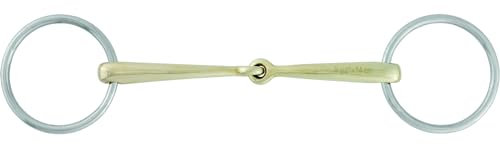 Stübben Gebiss 2296 Unterlegtrense einfach gebrochen - 14,0 cm - 12 mm - Sweet Copper