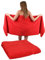 Betz 2 Stück Saunatücher XXL Badetuch Liegetuch Strandlaken Saunahandtuch Premium Frottee 100% Baumwolle Größe 70 x 200 cm Farbe rot