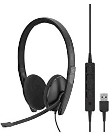 Sennheiser SC 160 USB Stereofonico Padiglione auricolare Nero