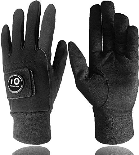 AXKAL Winter Golf Gloves Men With Ball Marker Grip Performance Value Pair, Glove Durable Cold Weather Windproof Waterproof Fit Size M ML Large XL (L)
