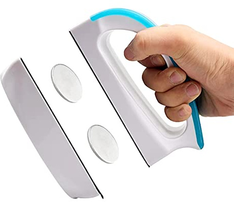 Podazz Nettoyeur de Verre de réservoir de Poissons magnétiques - Équipement de Nettoyage d'aimant d'aquarium Flottant Kits de grattoir d'algue(L)