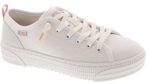 Skechers, Bobs Copa Mujer, Off White Canvas, 41 EU