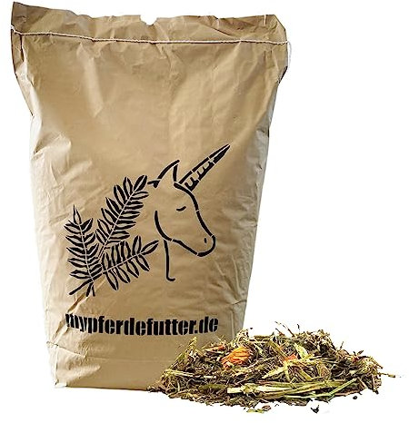 mypferdefutter Senior-Futter getreidefrei - mit Hanfsamen, Leindotter und Weißdorn- 12kg - 100% Natur PUR - besonders schmackhaftes Pferdefutter - speziell für ältere Pferde
