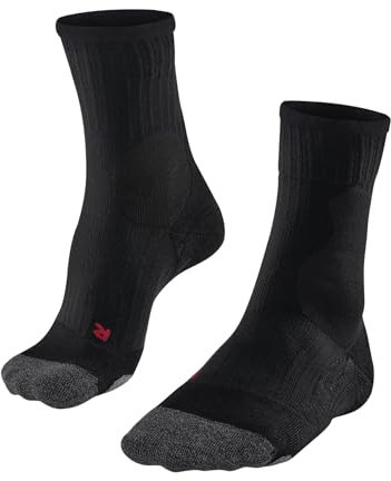 FALKE Herren Padelsocken PL2 M So Baumwolle Funktionsmaterial antiblasen 1 Paar, Schwarz Black 3000, 42-43