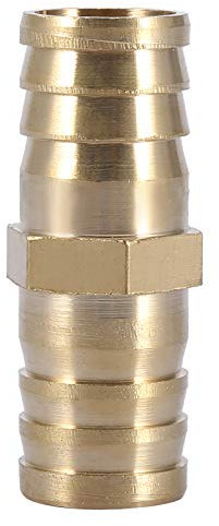 Raccord Réducteur Laiton 20mm à 6mm, Raccord Droit Cannelé pour Tuyau, Adaptateur Connexion Robuste, Doré, pour Systèmes Hydrauliques et Pneumatiques, Haute Durabilité (1 Pièce)