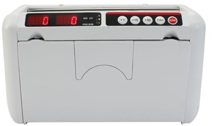 Contatore di denaro portatile K-1000 con batteria ricaricabile, rilevatore, mini macchina conta banconote