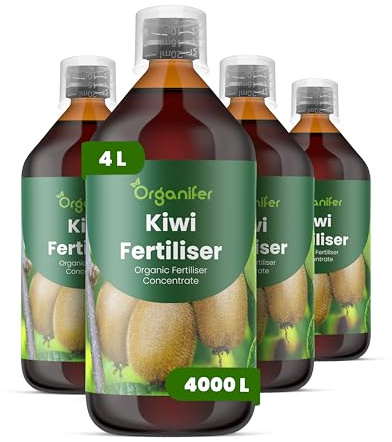 Fertilizzante liquido organico 4x1L per kiwi – fruttificazione abbondante e vitalità – Organifer