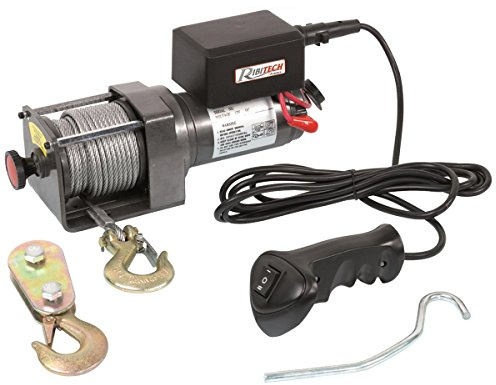 Argano Verricello Paranco elettrico 12V per sollevamento o traino 14 m 1134 Kg