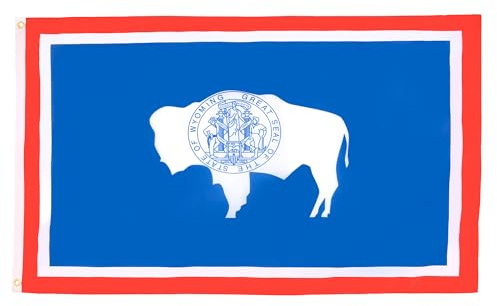 BANDIERA WYOMING 150x90cm - BANDIERA STATO AMERICANO – USA - STATI UNITI 90 x 150 cm - AZ FLAG